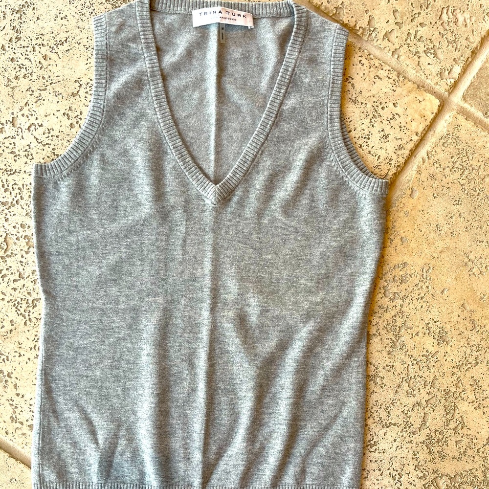 Grey Trina Turk vest